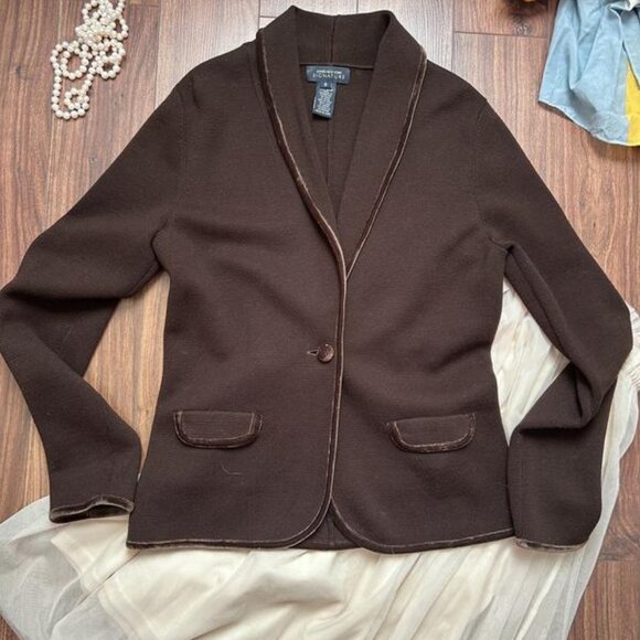 Jones New York 100% Merino Wool Jacket Blazer - Picture 1 of 11